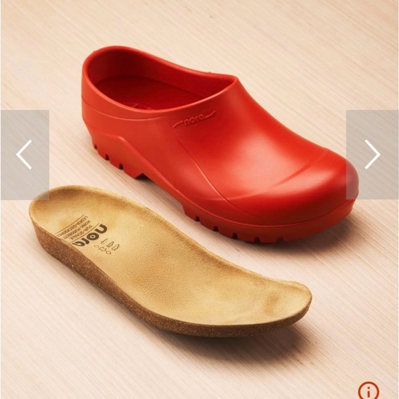 Nora Red European Garden Clogs Size 39/6 Womens - Picture 1 of 5